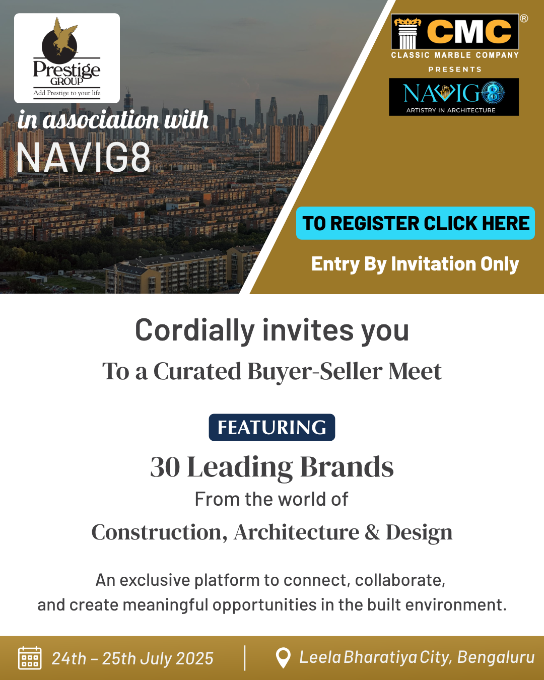 PRESTIGE GROUP  NAVIG8 Invitation Poster